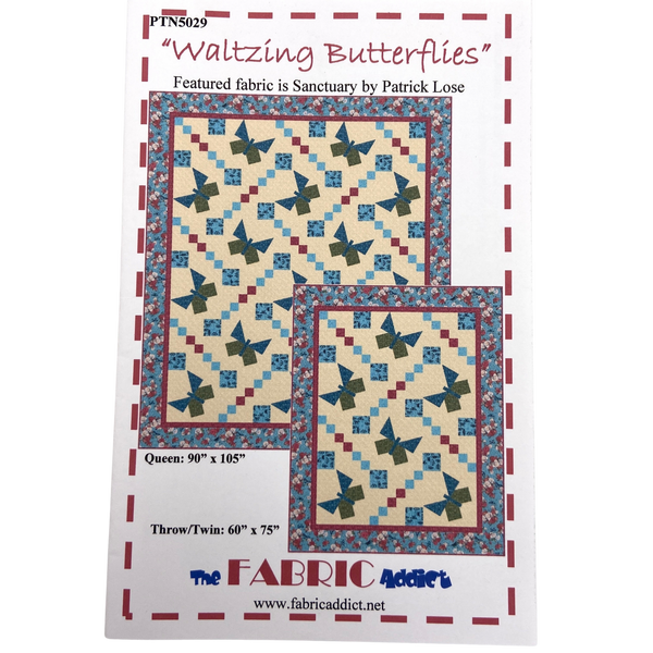 Waltzing Butterflies | The Fabric Addict | Quilt Pattern