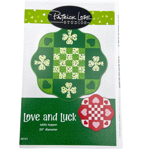 Love and Luck | Patrick Lose Studios | Quilted Table Topper Pattern