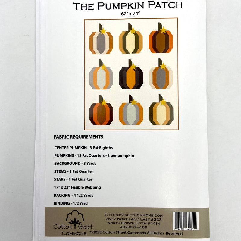 The Pumpkin Patch | Cotton Street Commons | Quilt Pattern