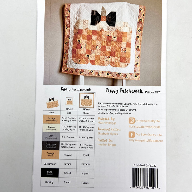 Prissy Patchwork | My Sew Quilty Life | Quilt Pattern