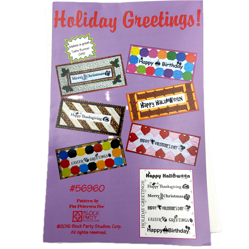 Holiday Greetings | Block Party Studios | Quilt Pattern