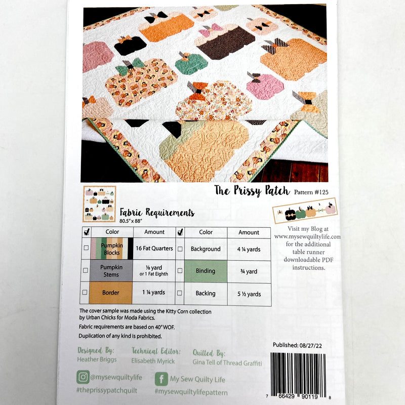 The Prissy Patch | My Sew Quilty Life | Quilt Pattern