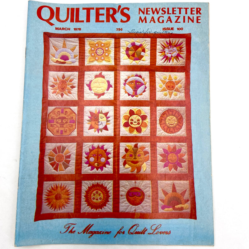 Quilter's Newsletter Magazine | Back Issues 100-199 | Choose Your Favorite