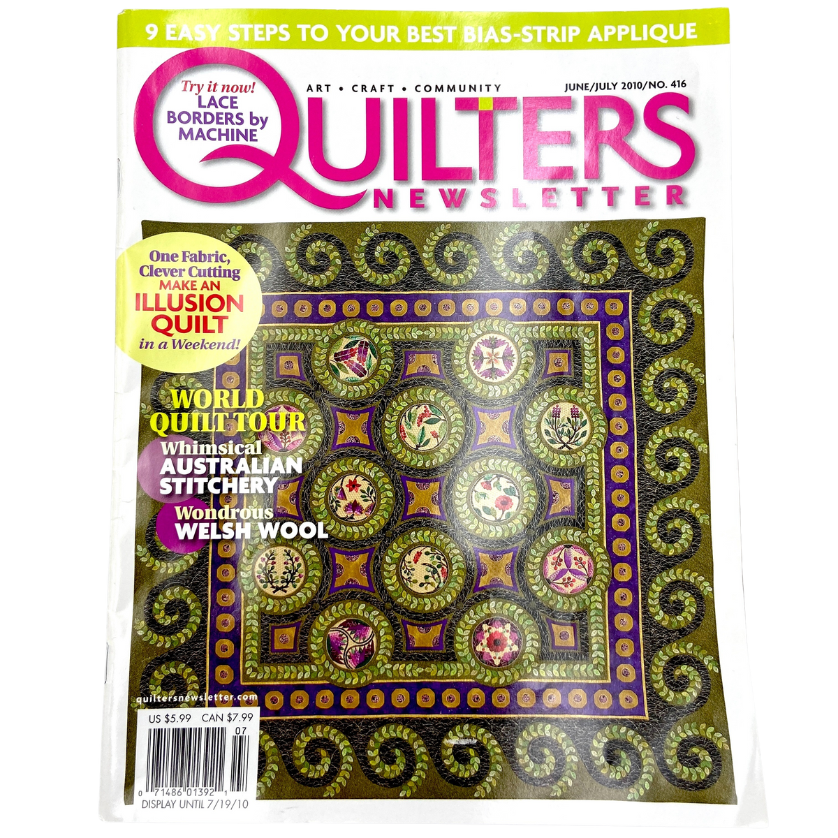 Quilter's Newsletter Magazine | Back Issues 400-499 | Choose Your Favo