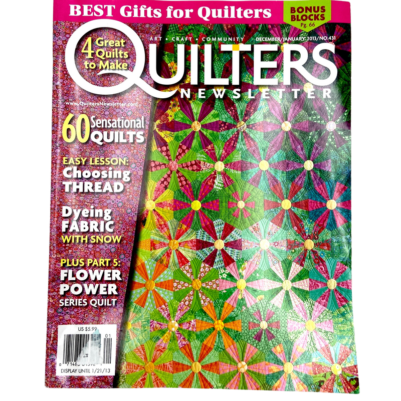 Quilter's Newsletter Magazine | Back Issues 400-499 | Choose Your Favorite