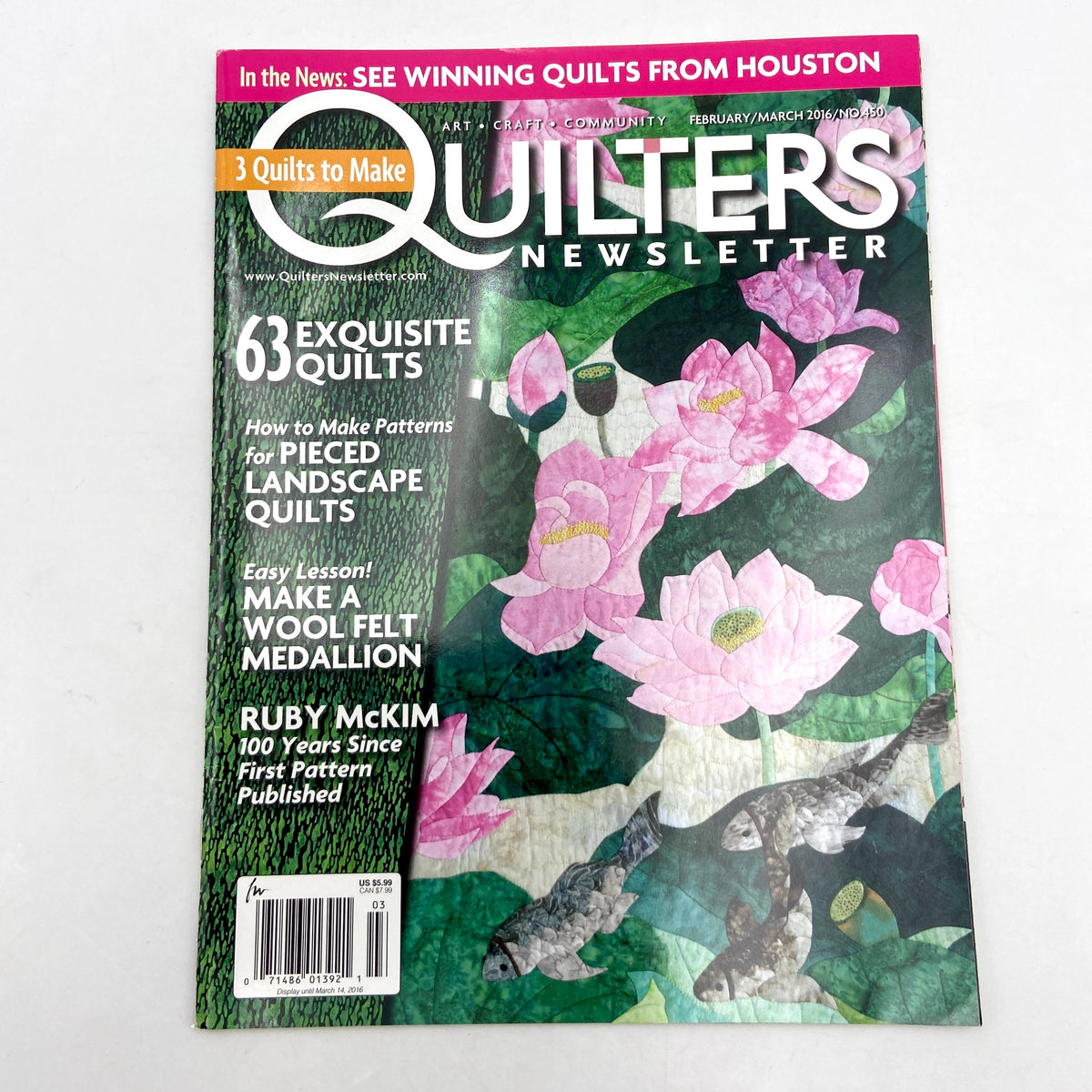Quilter's Newsletter Magazine | Back Issues 400-499 | Choose Your Favo