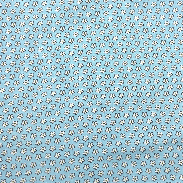 Daisy Baby Blue | Off To Dreamland | Quilting Cotton