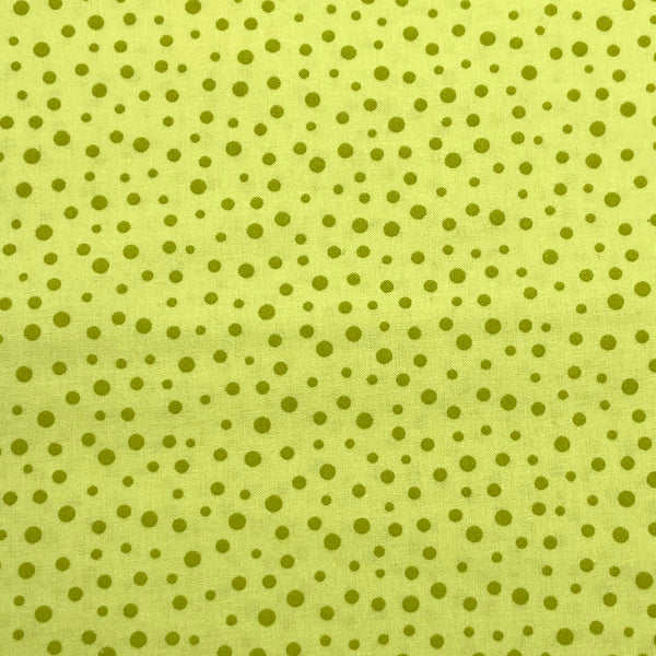 Irregular Dot Green | Susybee | Quilting Cotton