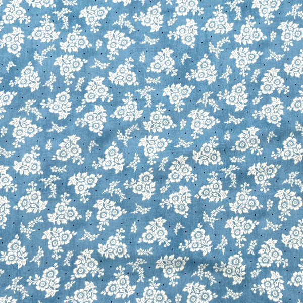 Classic Floral Blue | Quilting Cotton
