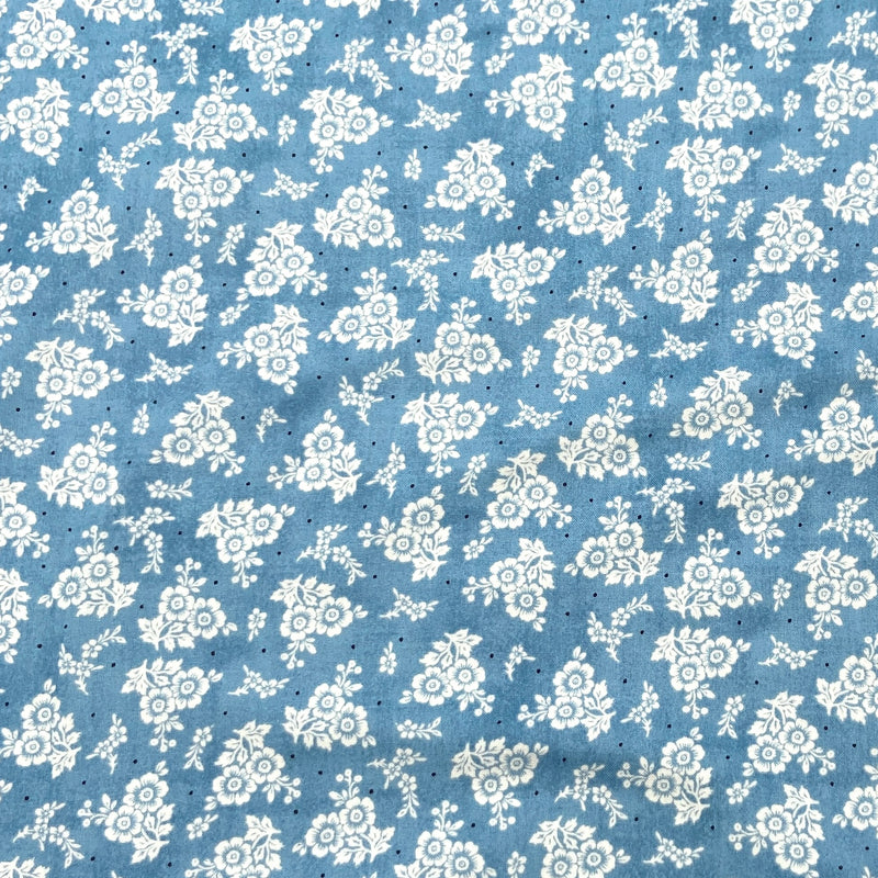 Classic Floral Blue | Quilting Cotton