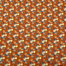 Leaf Litter Orange | A Flutter of Leaves | Quilting Cotton