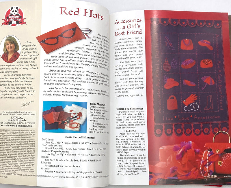 Red Hats Quilts, Accessories & More! | Book