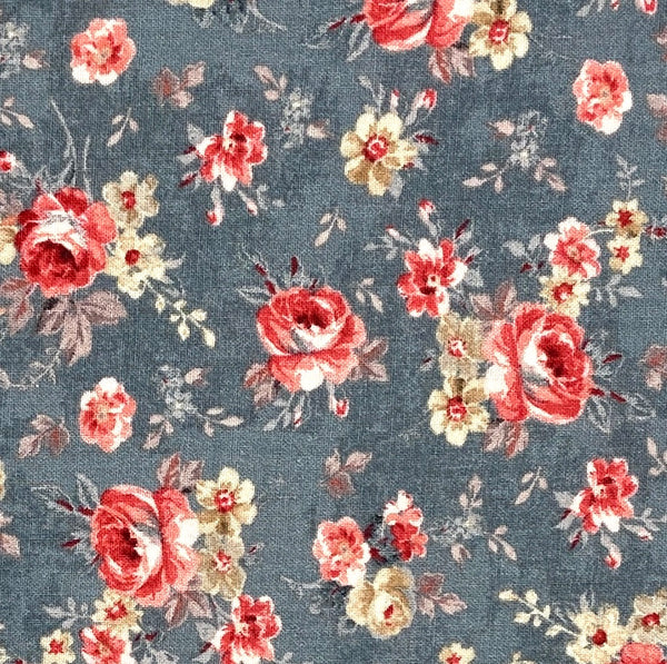 Roses Cloudy Day | Farmhouse Chic | Quilting Cotton