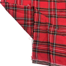 Poinsettia Plaid | Metallic Plaid Shirting