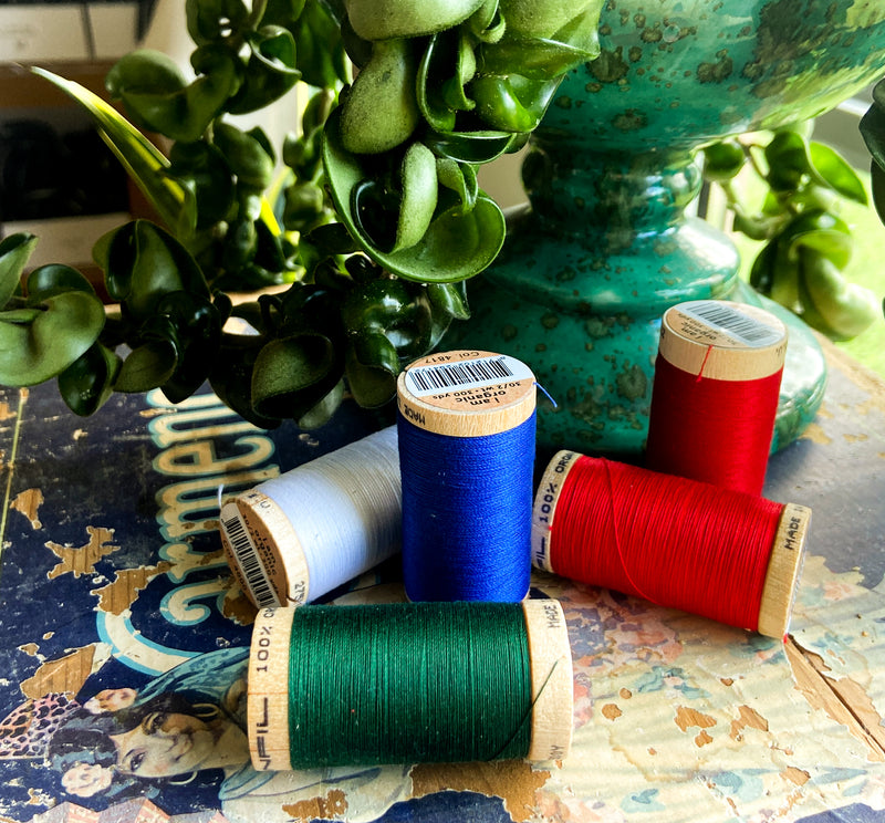 Scanfil Organic Cotton Thread | 30 wt | 34 Colors