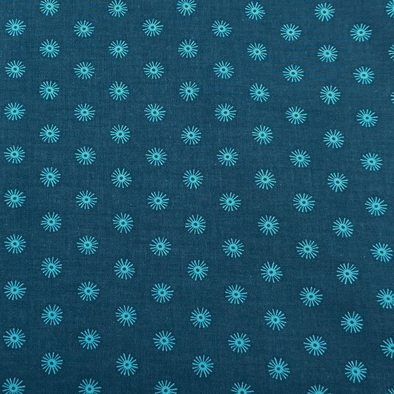 Sea Urchin, Deep | Kujira & Star | Quilting Cotton | RARE, OUT OF PRINT