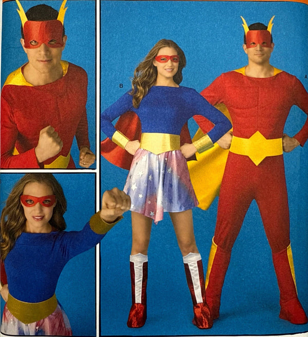 Simplicity 2565 | Adult Superhero Costume | Sizes 8-18