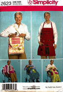 Simplicity 2623 | Wheelchair Accessories, Cape and Apron | One Size