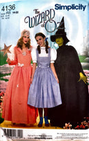 Simplicity 4136 | Adult Wizard of Oz Costume | Sizes 14-22