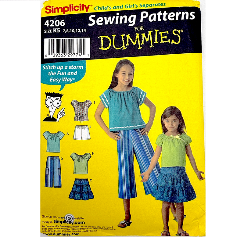 Simplicity 4206 | Kid's Separates | Choose Your Size