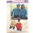 Simplicity 7253  | Adult Unlined Jacket in Two Lengths and Cap | Chest 35" or 36"