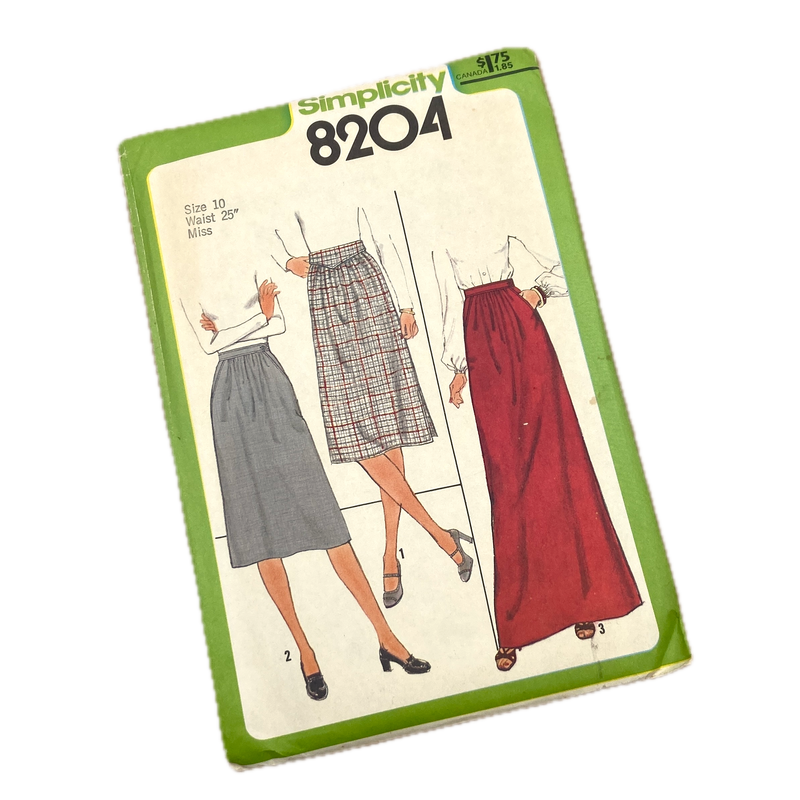 Simplicity 8204 | Adult Skirts | Size 10