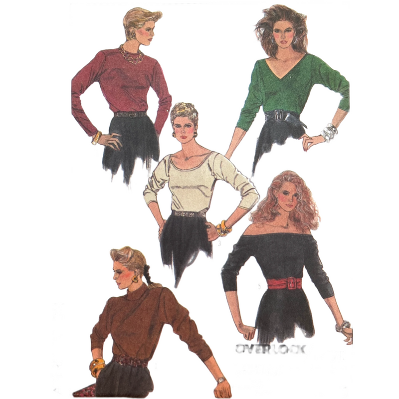 Simplicity 8238 | Adult Easy-to-Sew Tops | Size 8-14
