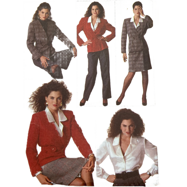 Simplicity 8295 | Adult Blouse, Skirt Pants and Lined Jacket | Size 10-16