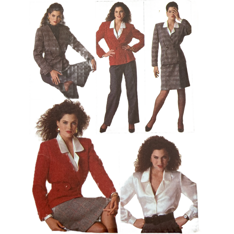 Simplicity 8295 | Adult Blouse, Skirt Pants and Lined Jacket | Size 10-16