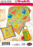 Simplicity 2575 | Quilted Accessories | Home Decor Pattern