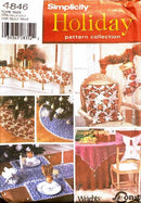 Simplicity Holiday 4846 | Holiday Decorations | Home Decor Pattern