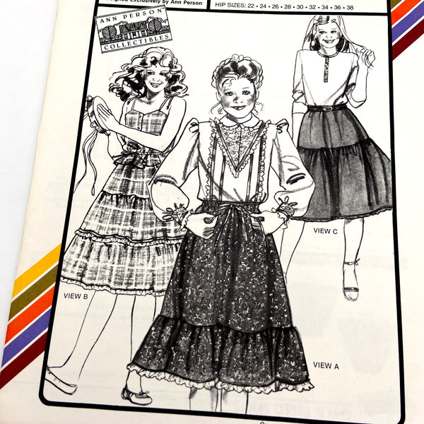 Stretch & Sew 4045 | Children's Tiered Skirts | Hip Size 22-24
