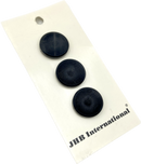 5/8" - 3/4" - 7/8" Black Illusion Buttons -|JHB International | Made in Italy