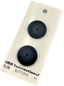 5/8" - 3/4" - 7/8" Black Illusion Buttons -|JHB International | Made in Italy