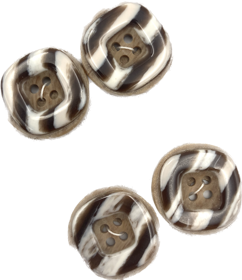 Tiramisu Buttons | 3/4", 7/8", or 1 1/8"
