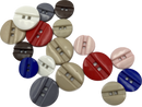 5/8" & 3/4" Line Up | Plastic Buttons | Choose Size and Color