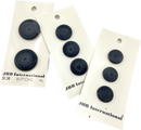 5/8" - 3/4" - 7/8" Black Illusion Buttons -|JHB International | Made in Italy