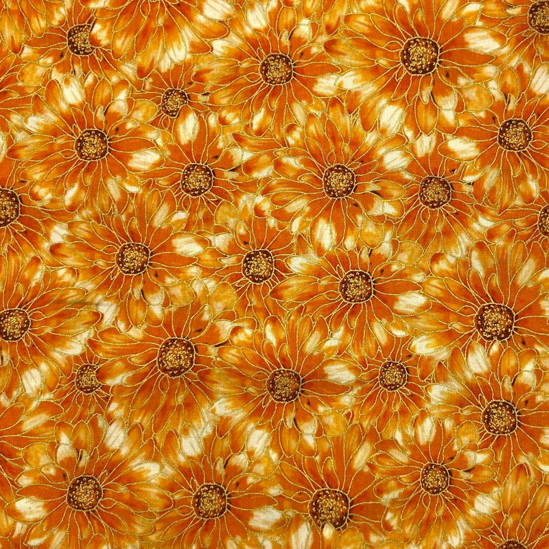 Sunflowers Autumn | Shades of the Season | Quilting Cotton