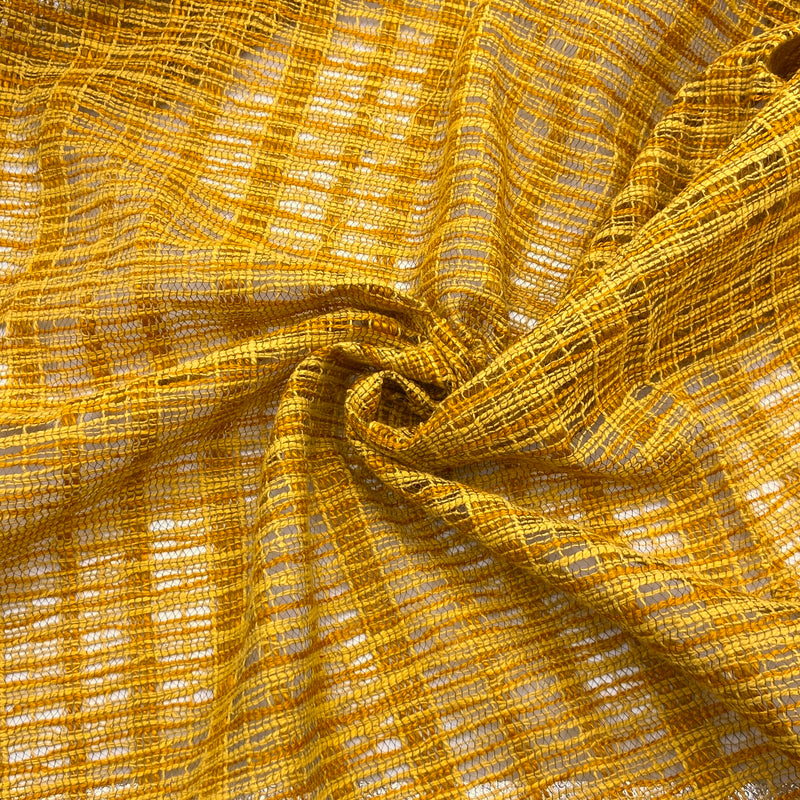 Sweet Corn | Vintage Novelty Weave Drapery Fabric