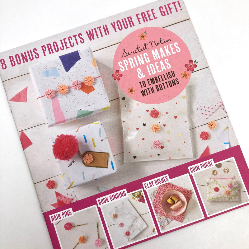Sweetest Notion Spring Makes & Ideas to Embellish With Buttons | Book