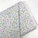 Photo of the fabric on a bolt for pattern size reference