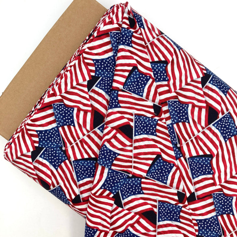 Packed Flags | One Nation | Quilting Cotton
