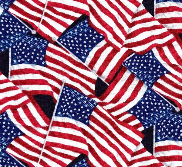 Packed Flags | One Nation | Quilting Cotton