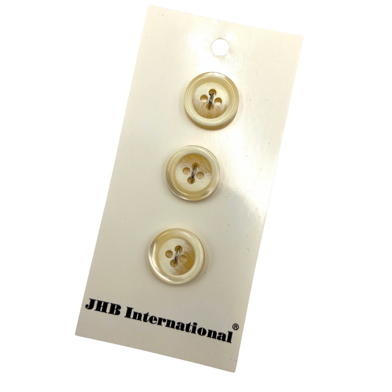 5/8" or 7/8" Ashley | JHB International Plastic Buttons | Choose Your Size