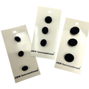 3/8" or 1/2" Inky | JHB International Plastic Buttons | Choose Your Size