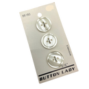 5/8" or 3/4" Jinx  | Vintage Plastic Buttons | Set of 3