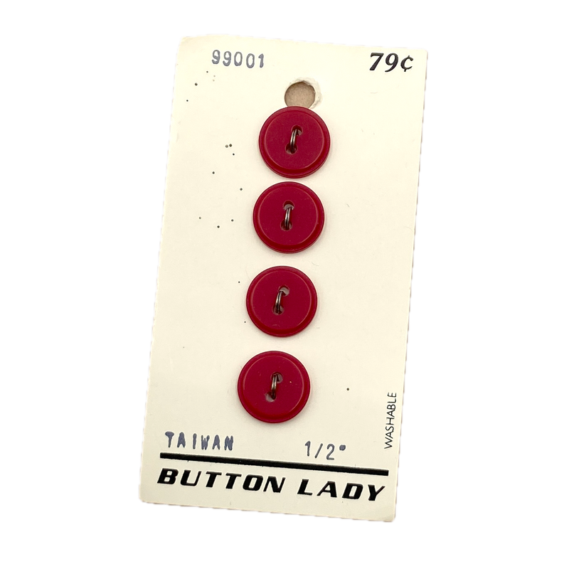 1/2" or 5/8" Judy | Plastic Buttons | Choose Your Size