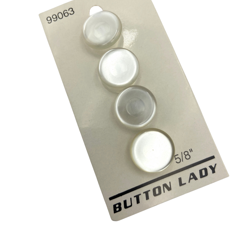 5/8" or 3/4" Isabella  | Vintage Plastic Buttons | Choose Your Size