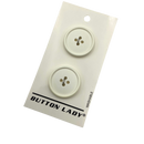 1/2", 3/4" Or 7/8" Blanca  | Vintage Plastic Buttons | Choose Your Size