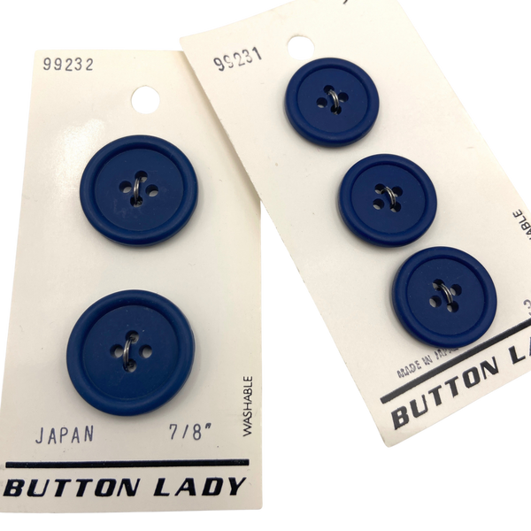 3/4" or 7/8" Megan | Plastic Buttons | Choose Your Size